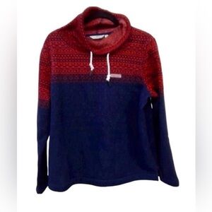 Vineyard Vines NWT Fairisle Funnel Neck Pullover. Sz Large